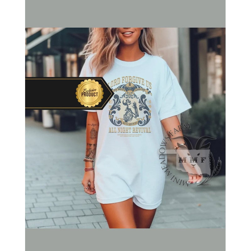 Zach Bryan Revival Tshirt, Zach Bryan Shirt, Country Concert Shirt, Skeleton, Country Music Shirts, Zach Bryan Quittin Time Tour Concert Tee2.jpg