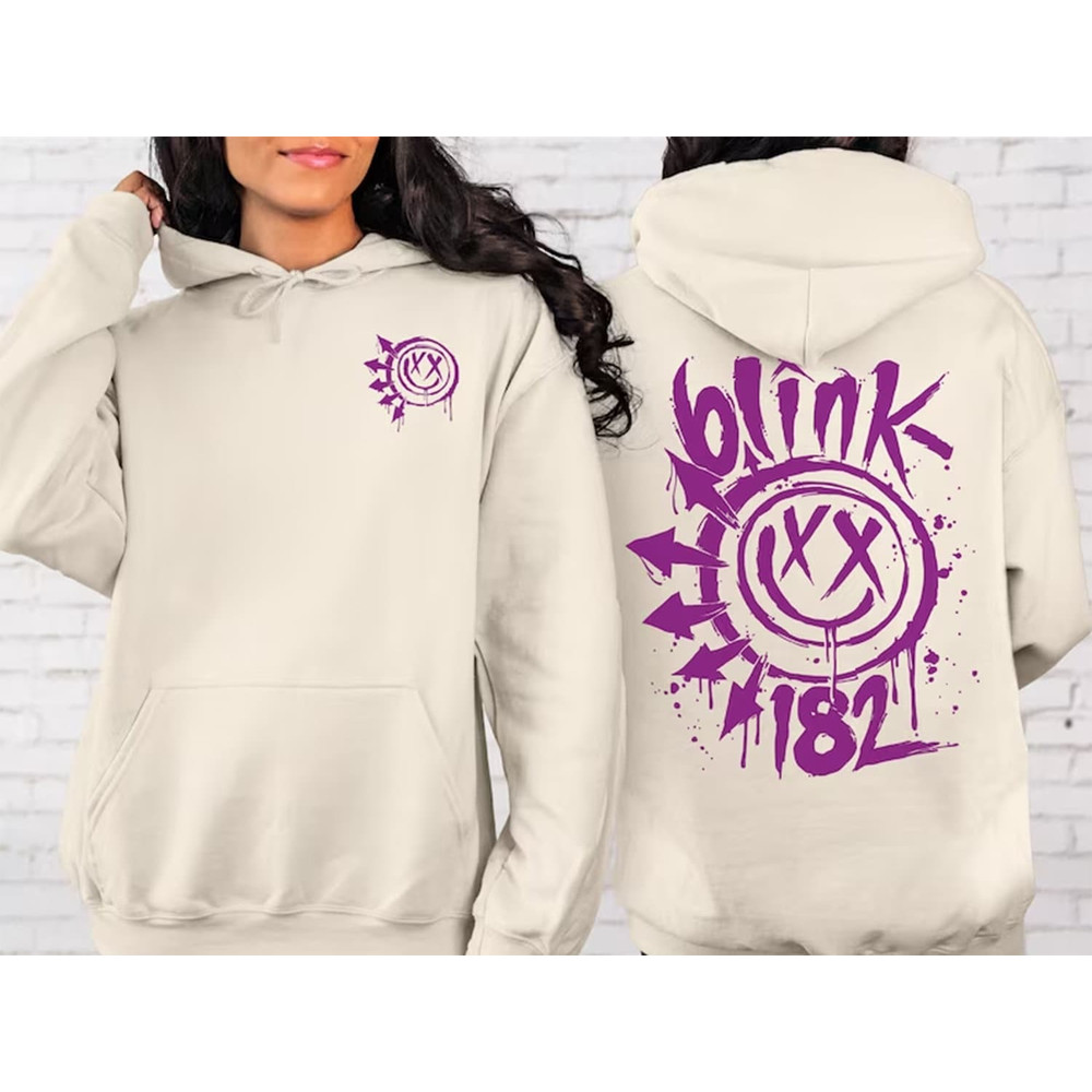 Blink 182 Sweatshirt, Blink 182 2024 Tour Sweatshirt, Smile Face Sweatshirt, Music Sweatshirt, Vintage Band Sweatshirt, Rock Sweatshirt.jpg