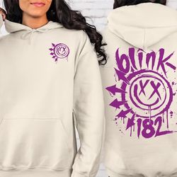 blink 182 sweatshirt, blink 182 2024 tour sweatshirt, smile , 32