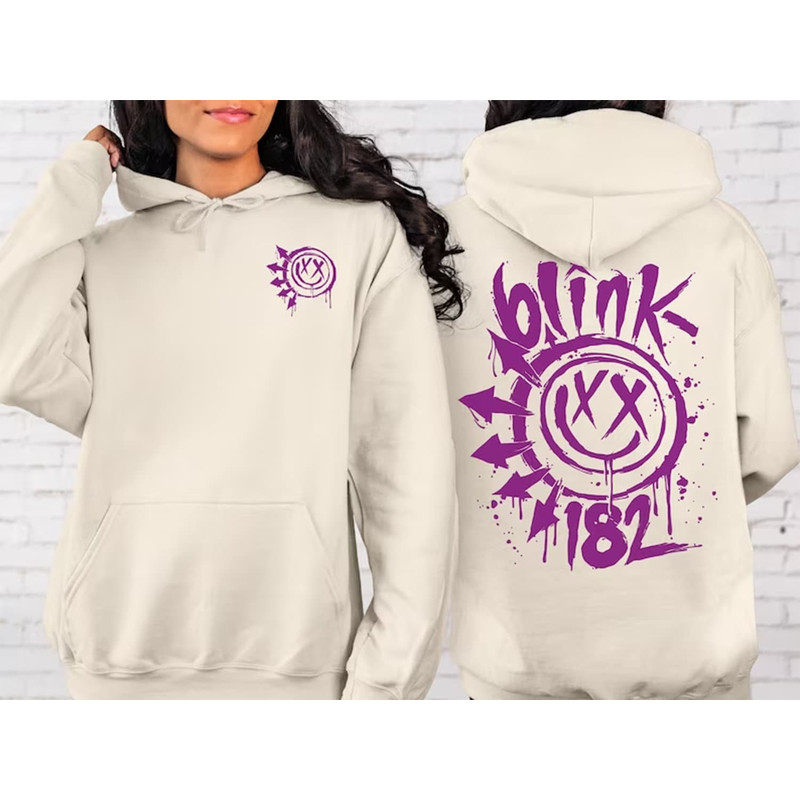 Blink 182 Sweatshirt, Blink 182 2024 Tour Sweatshirt, Smile Face Sweatshirt, Music Sweatshirt, Vintage Band Sweatshirt, Rock Sweatshirt.jpg