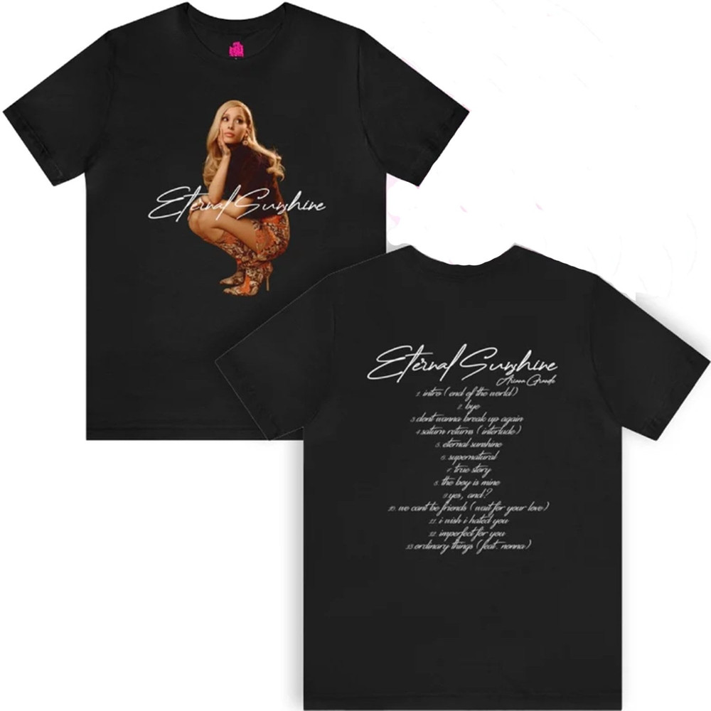 Eternal Sunshine Tracklist (Ariana Grande 2024) Unisex Shirt.jpg