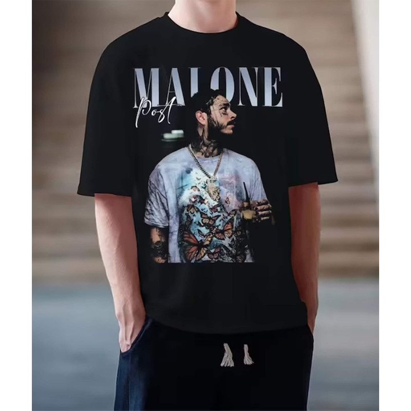 Post Malone Concert Tee, Posty Unisex Graphic Tee, Bootleg Posty Graphic Tee, Posty Concert Shirt, Malone T-Shirt.jpg