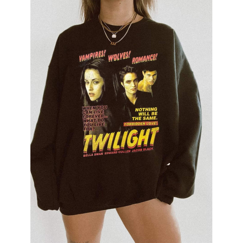 Twilight Saga T-Shirt, Vampire Wolf Romance Shirt, Graphic Tee, Ed and Bella Shirt, Twilight Movies Graphic Tee For Movie Lovers.jpg