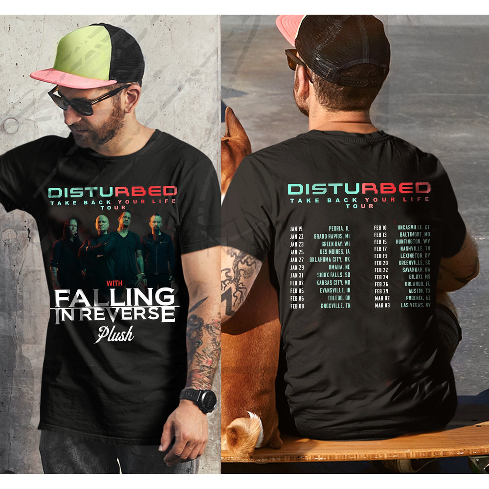 Disturbed 2024 Tour Shirt, Disturbed Hoodie, Disturbed Band Fan Shirt, Disturbed 2024 Concert Shirt, Disturbed Heavy Metal Band Shirt.jpg