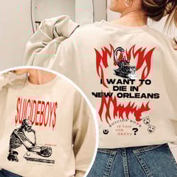 suicide boys skeleton 2 side shirt, vintage suicideboys shir, 85