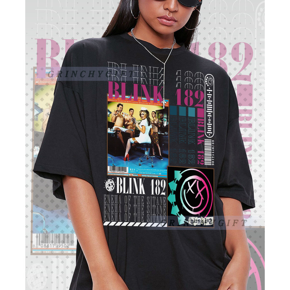 Retro Blink-182 Merch Vintage Bootleg Inspired Tee shirt, Graphic Unisex Tee Blink-182 Vintage T-Shirt, Blink 182 Sweatshirt, Blink Shirt.jpg