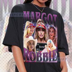 retro margot robbie merch vintage bootleg inspired tee shirt, graphic unisex tee margot robbie vintage t-shirt