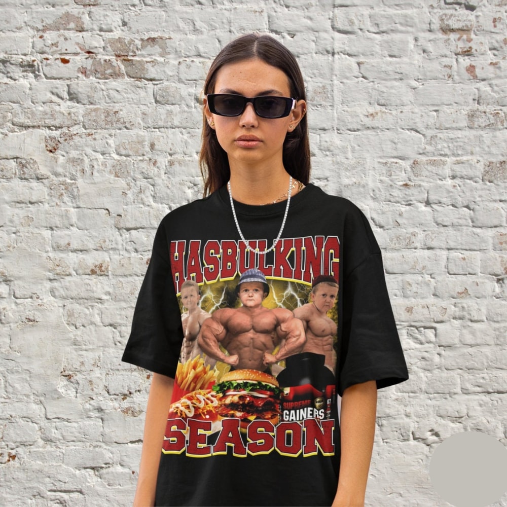 Retro Hasbulking Season T Shirt, Hasbulla Magomedov Graphic Tee, Funny Meme Cringe Gym, Training Humor Appareal, Y2k, Vintage Bootleg 90s.jpg
