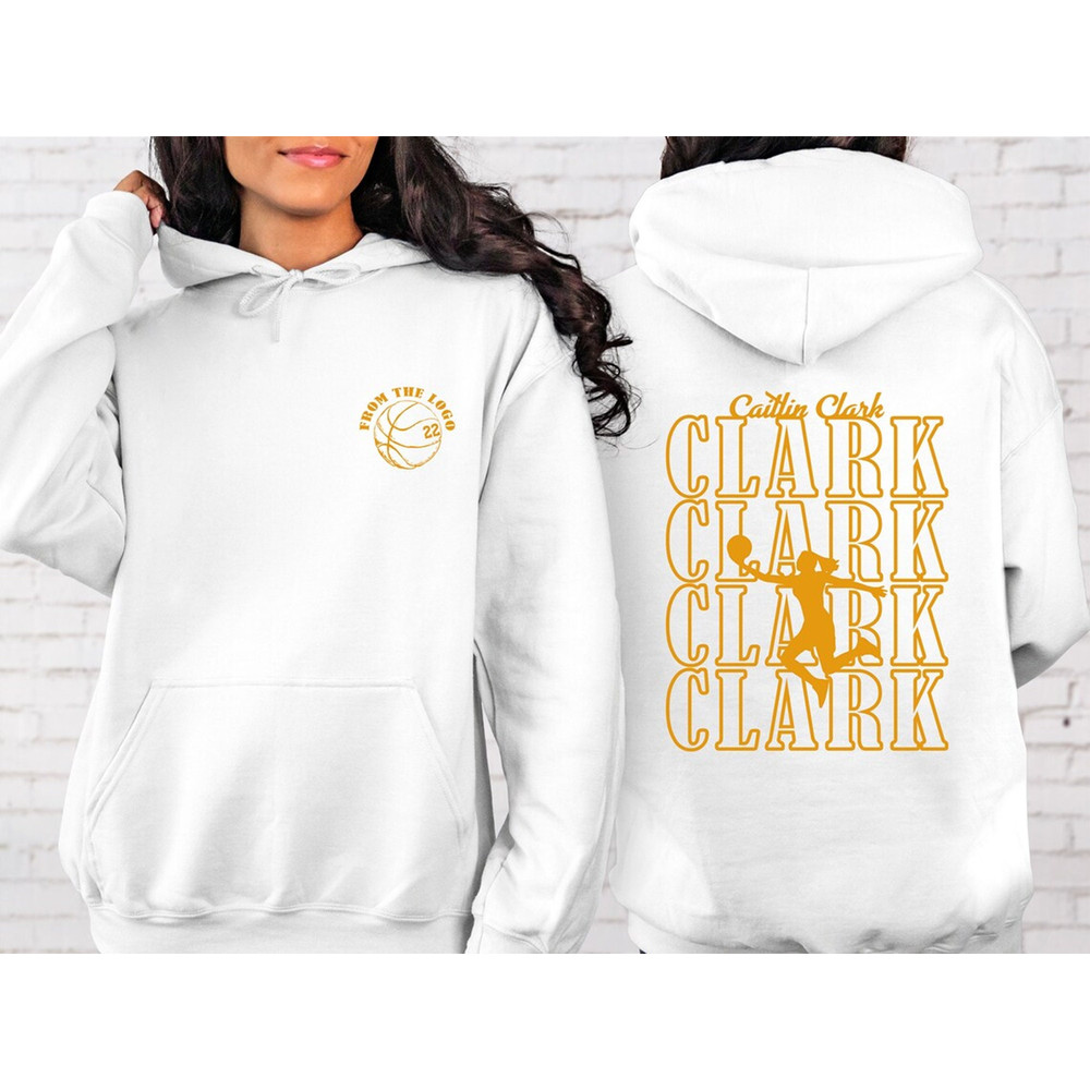 Caitlin Clark Basketball Hoodie, From The Logo 22 Hoodie, Caitlin Clark Sweatshirt, Caitlin Clark College Sweatshirt, Clark 22 Basketball.jpg