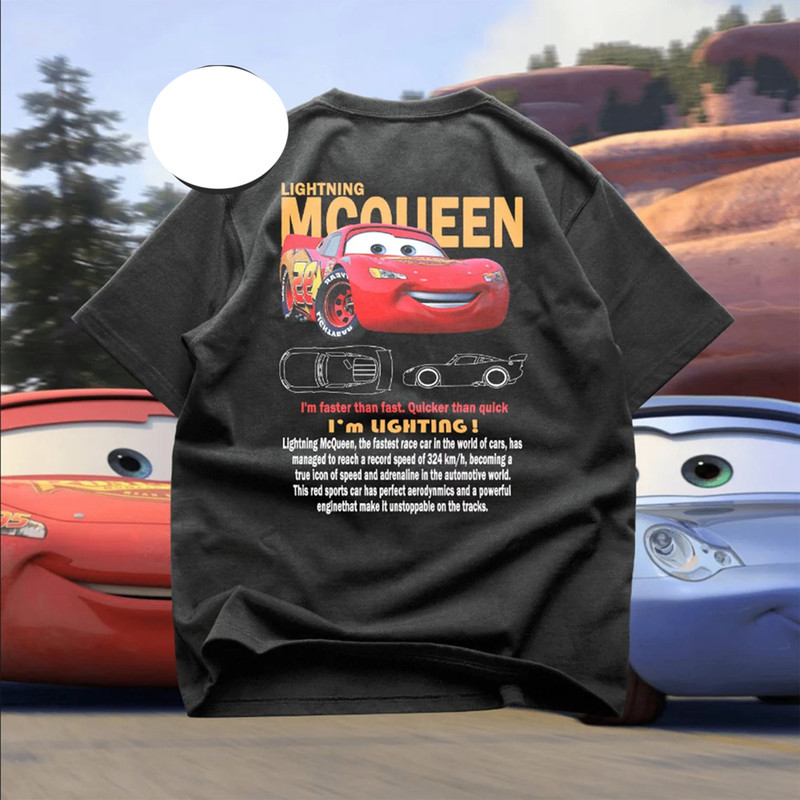 Limited McQueen T-Shirt - Lightning McQueen Fan tee - Cars Movie Tee -McQueen And Sally Shirt - Couple Shirts - Vintage Car Tee - Sally Tee.jpg