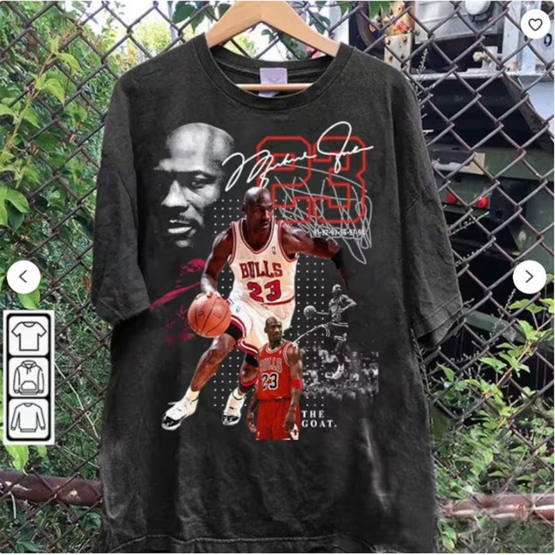 Vintage 90s Graphic Style Michael Jordan Tee - Michael Jordan Sweatshirt - Retro American Baseball Tee For Man and Woman Unisex T-Shirt.jpg