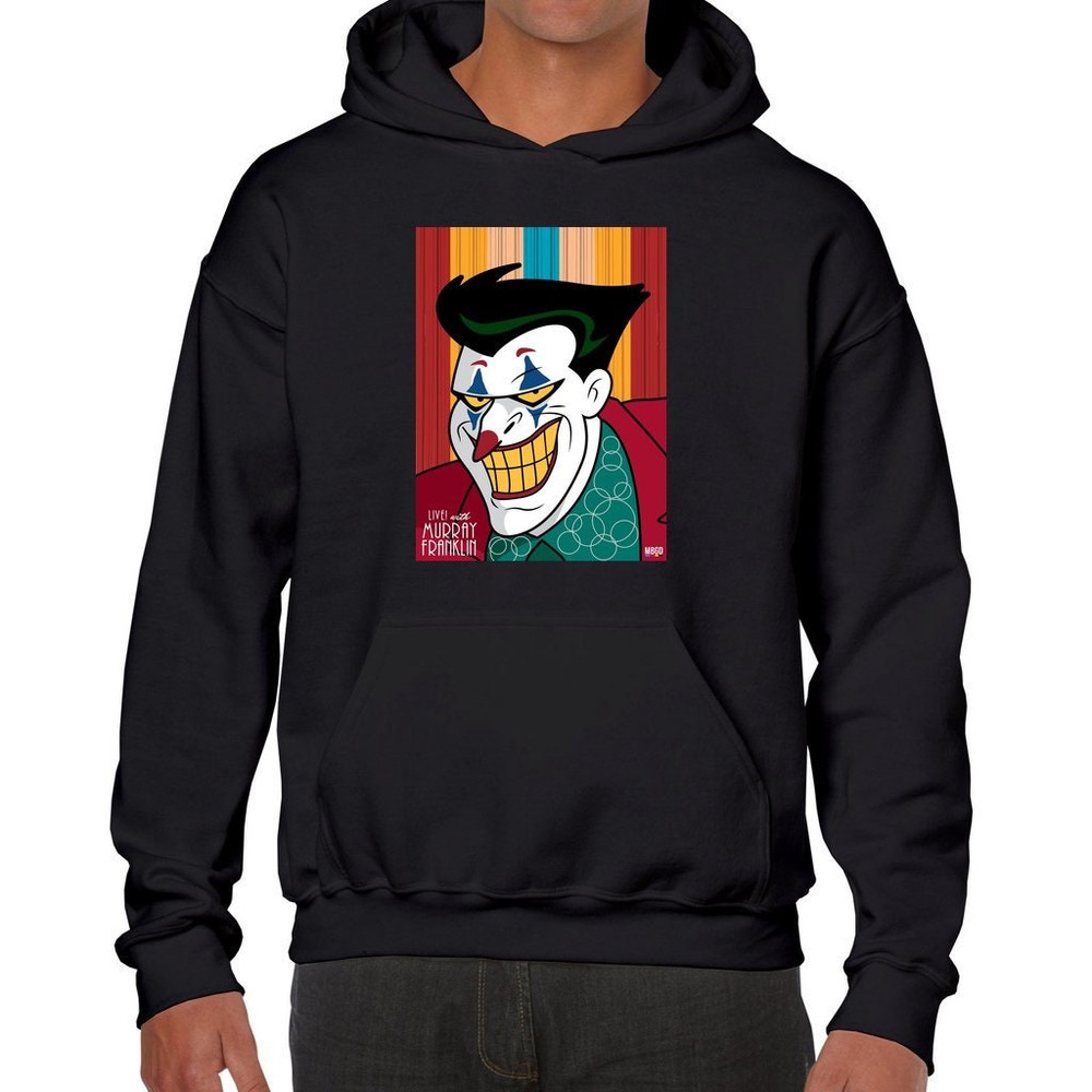 Joker Hoodie, Joker Comic Hoodie, Batman Hoodie, Live with Murray Franklin Hoodie.jpg