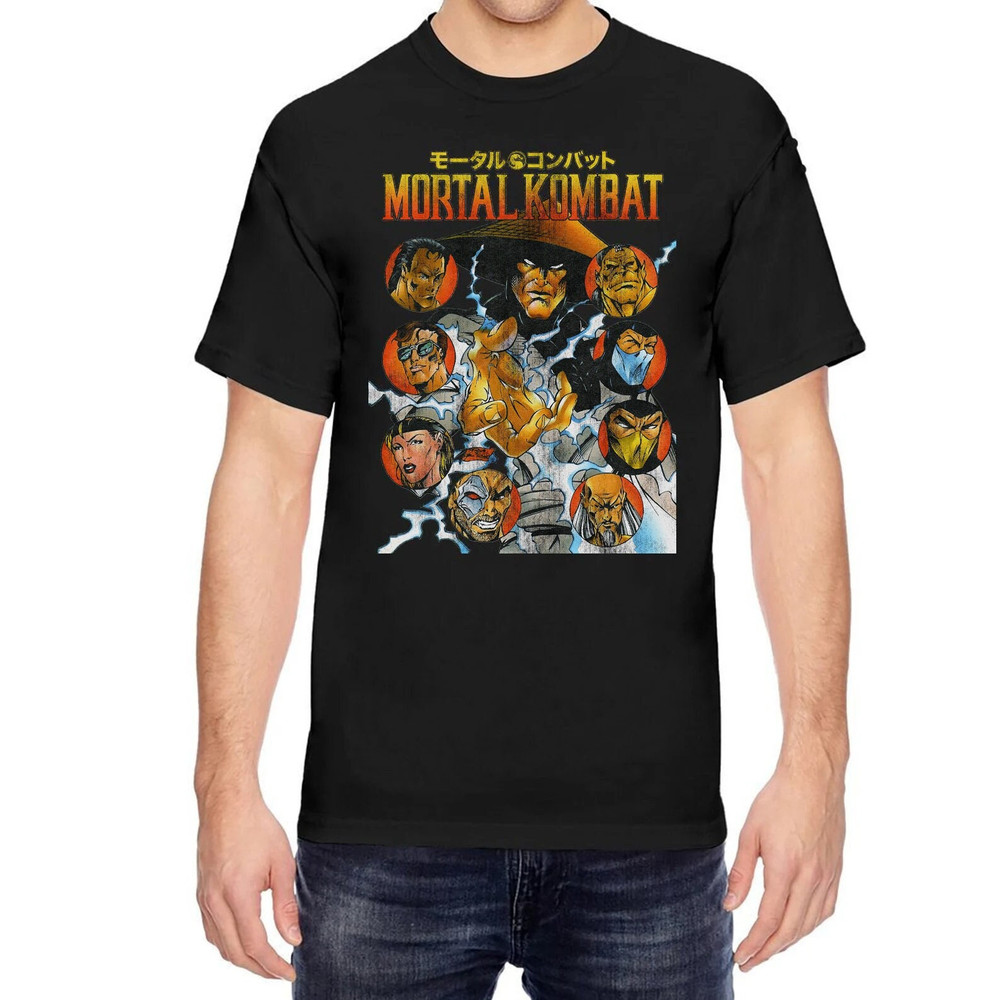 Mortal Kombat Shirt, Mortal Kombat Game Shirt, MK Shirt, Mortal Kombat, Vintage 90's Shirt.jpg