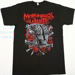motionless in white black bird and rose t shirt, black crow, 69