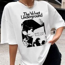 the velvet underground white light white heat t shirt, white, 113