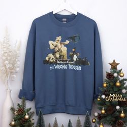 wallace and gromit the wrong trousers train scene t-shirt, w, 122