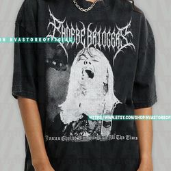 limited phoebe bridgers black metal t-shirt, metal t-shirt,