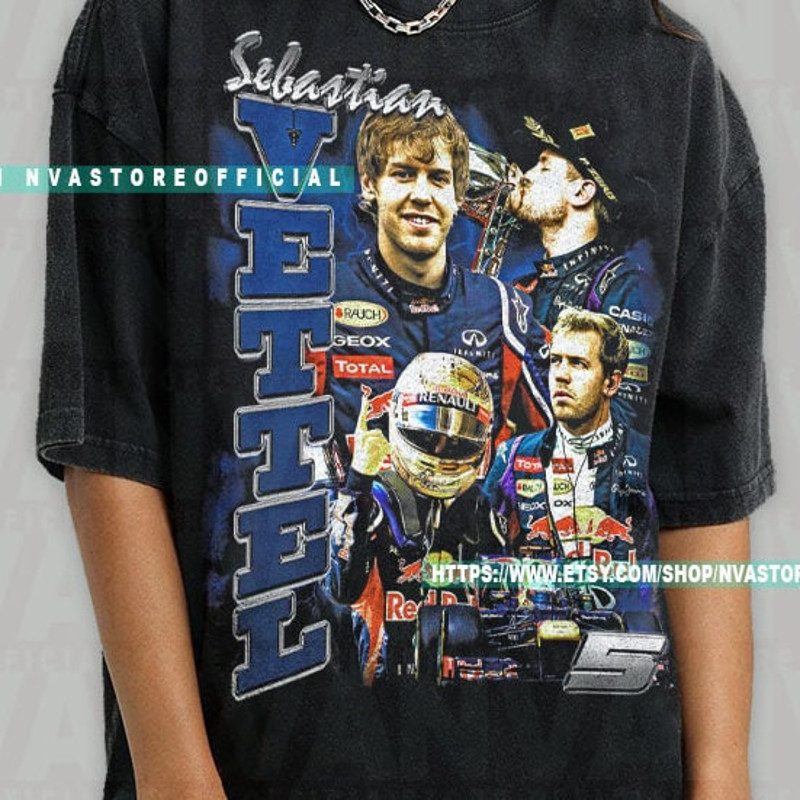 Limited Sebastian Vettel T-shirt, Sebastian Vettel 5 T-Shirt, Formula One Racing T-Shirt, Gift For Woman and Man Unisex T-Shirt.jpg