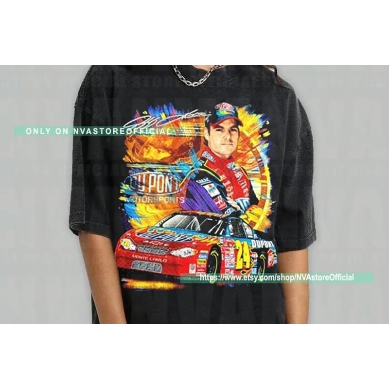 Vintage Style Jeff Gordon 90s Nascar Shirt, Unisex T-shirt, Stress wear, American rock Shirt, Funny Shirt, Birthday Gift H Nva.jpg
