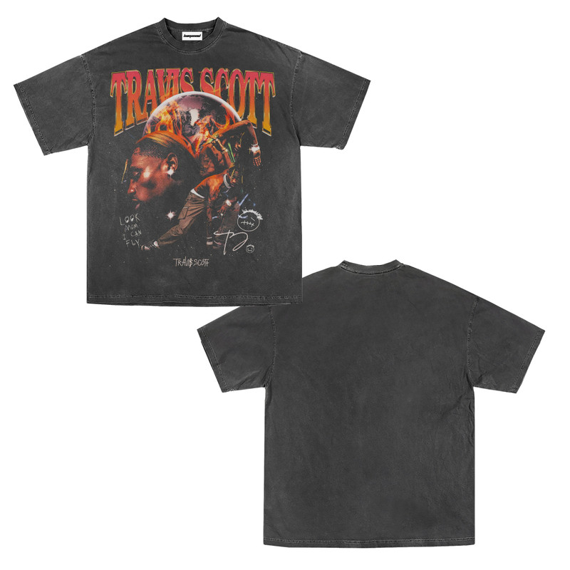 Travis Scott Look Mom I Can Fly Rap Streetwear T-Shirt (Front Only).jpg