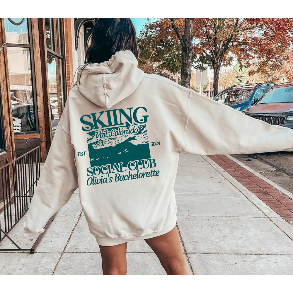 Custom Name Year Vail Ski Colorado Bachelorette Sweatshirt and Hoodie Custom Matching Hiking Bach Hoodie Colorado Ski Sweater For Brides.jpg