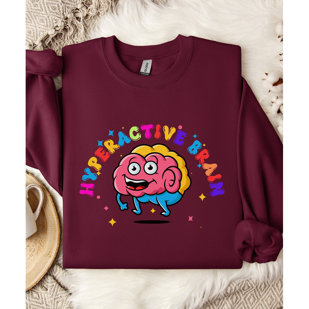 nurse brain shirt, human brain shirt, funny brain shirt, mental health brain shirt, colorful brain shirt, insomnia shirt, running mom shirt.jpg