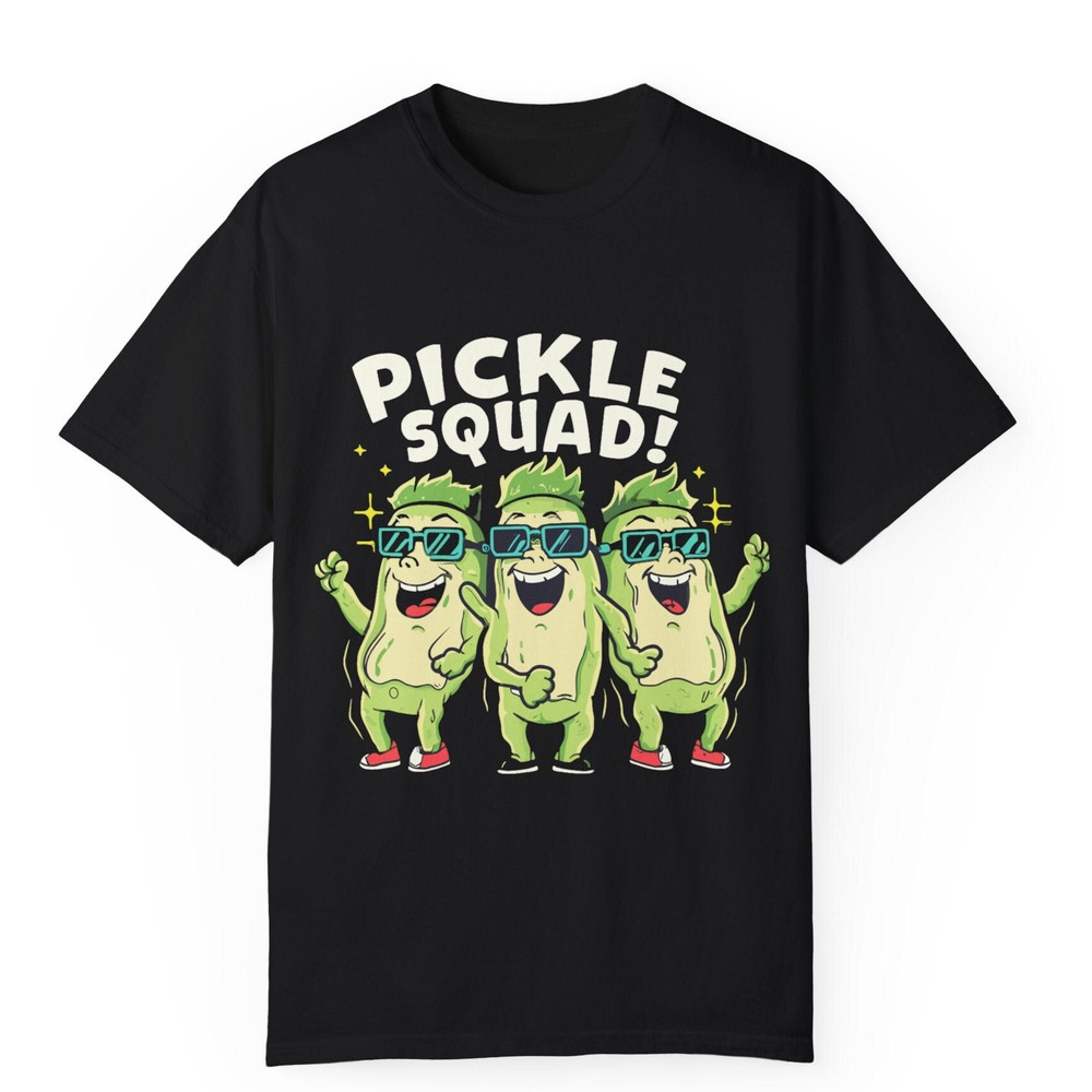 Pickle Squad Shirt, Funny Pickle Shirt, Pickle Shirt, Vegan Shirt, Vegetable Shirt, Pickle Lover Shirt, Funny Shirt, Gift For Pickle Lover.jpg