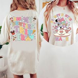 two-sided minnie and daisy besties comfort colors shirt, dis