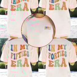 custom vintage style in my birthday era comfort colors shirt