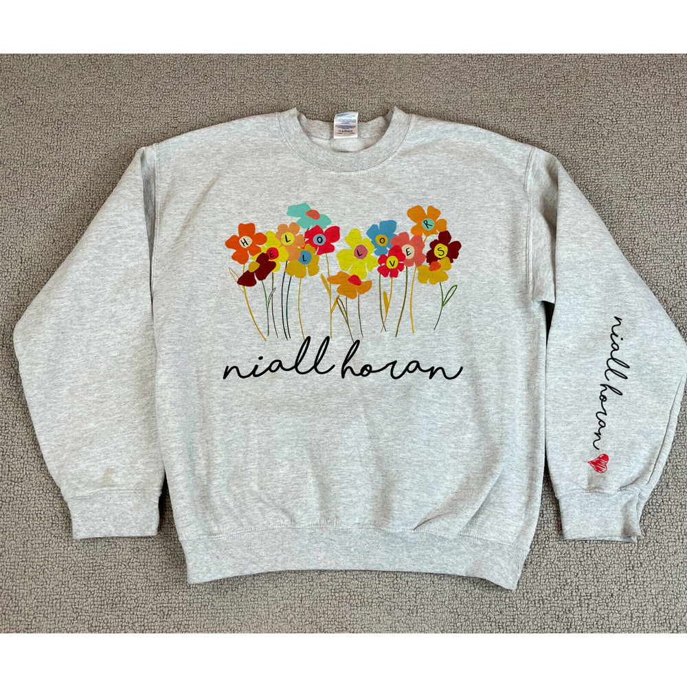 Niall Horan Sweatshirt, Niall Horan The Show T-Shirt, Niall Horan Tour 2024 Shirt, with Name on Sleeve, Gift For Fans.jpg