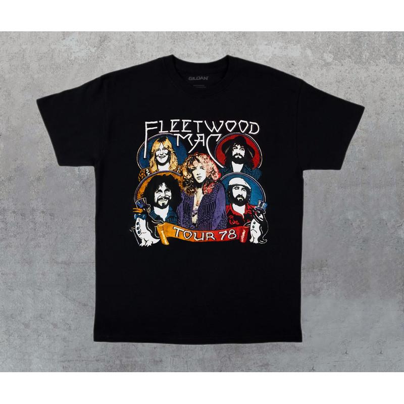 Vintage Fleetwood Mac T-Shirt, Fleetwood Mac Shirt, Music Tour 2024 Shirt, Fan Stevie Nicks, Gifts For Men.jpg