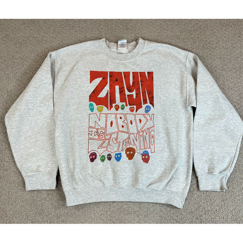 Zayn Malik Sweatshirt, Zayn Malik T-Shirt, Nobody Is Listening Shirt, Music 2023 Unisex Shirt, Gift For men.jpg