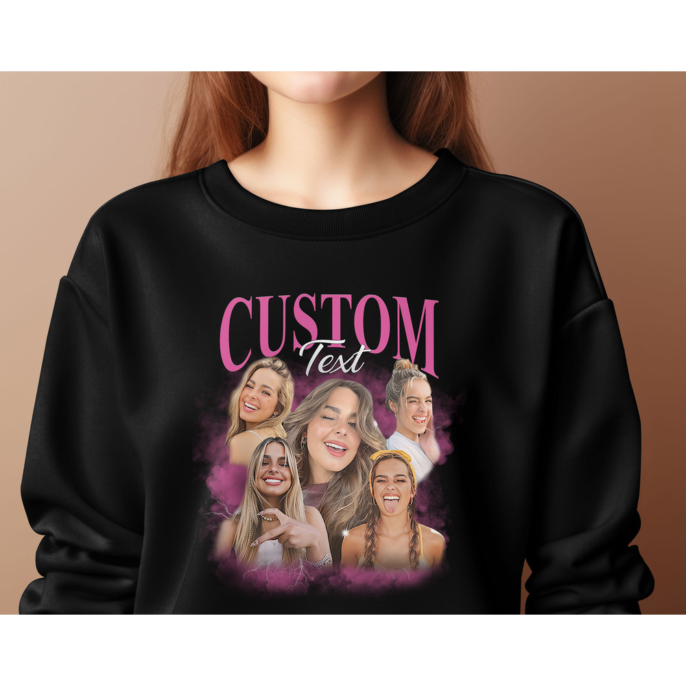 Custom Bootleg Sweatshirt, Girlfriend, Boyfriend Sweatshirt, Shirt with Face Photo Vintage Sweatshirt, Your Own Picture Idea, Limited.jpg
