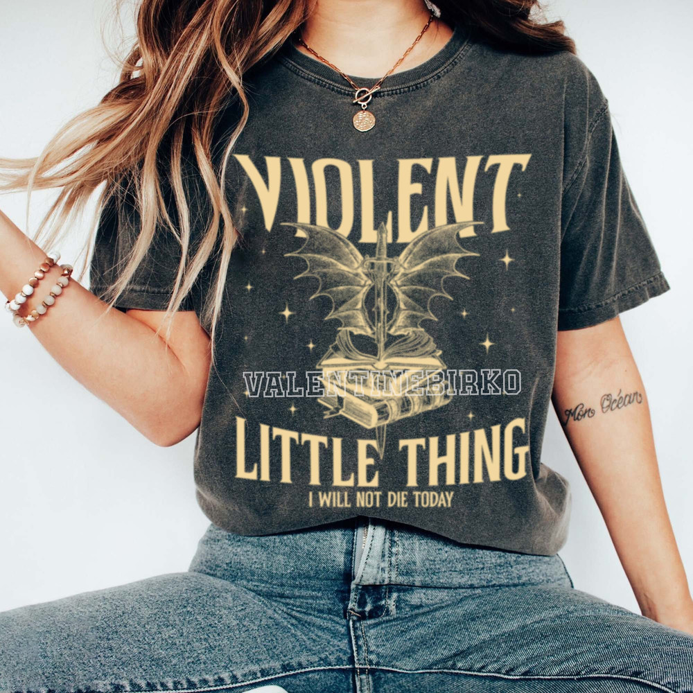 Violet Sorrengail Shirt, Violent Little Thing Shirt, Fourth Wing Shirt, Xaden Riorson Tee, Dragon Rider Shirt, Basgiath War College T-shirt.jpg