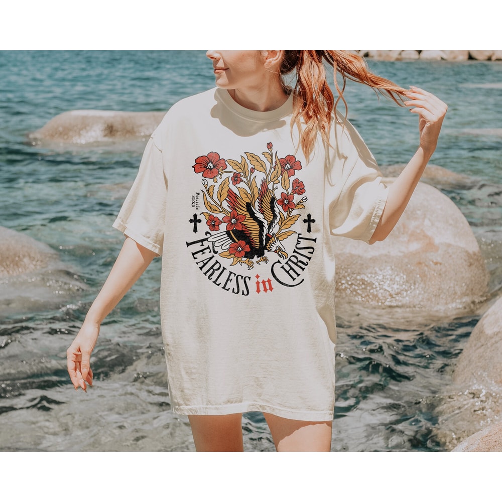 Boho Christian Shirts Comfort Colors Bible Verse Shirt Christian TShirts Religious Gift Jesus Shirt Christian Apparel T Shirt F Gift for Her 1.jpg