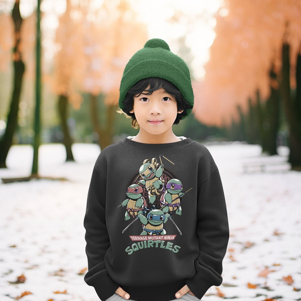 kids Pokemon Silhouette Sweatshirt, Pokemon Lover Gift, Pikachu, Kids Squirtle, Retro Cartoon, Kids size 90s Tee, Pokemon Hoodie,.jpg