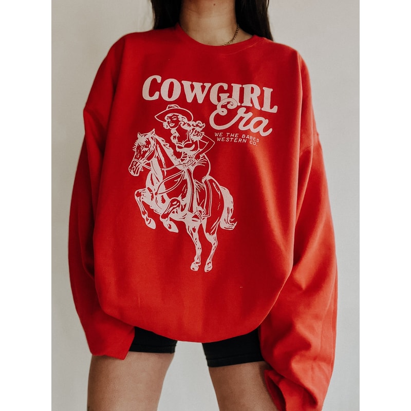 Cowgirl Era Crewneck, Trendy western aesthetic sweatshirt, vintage inspired sweatshirt.jpg