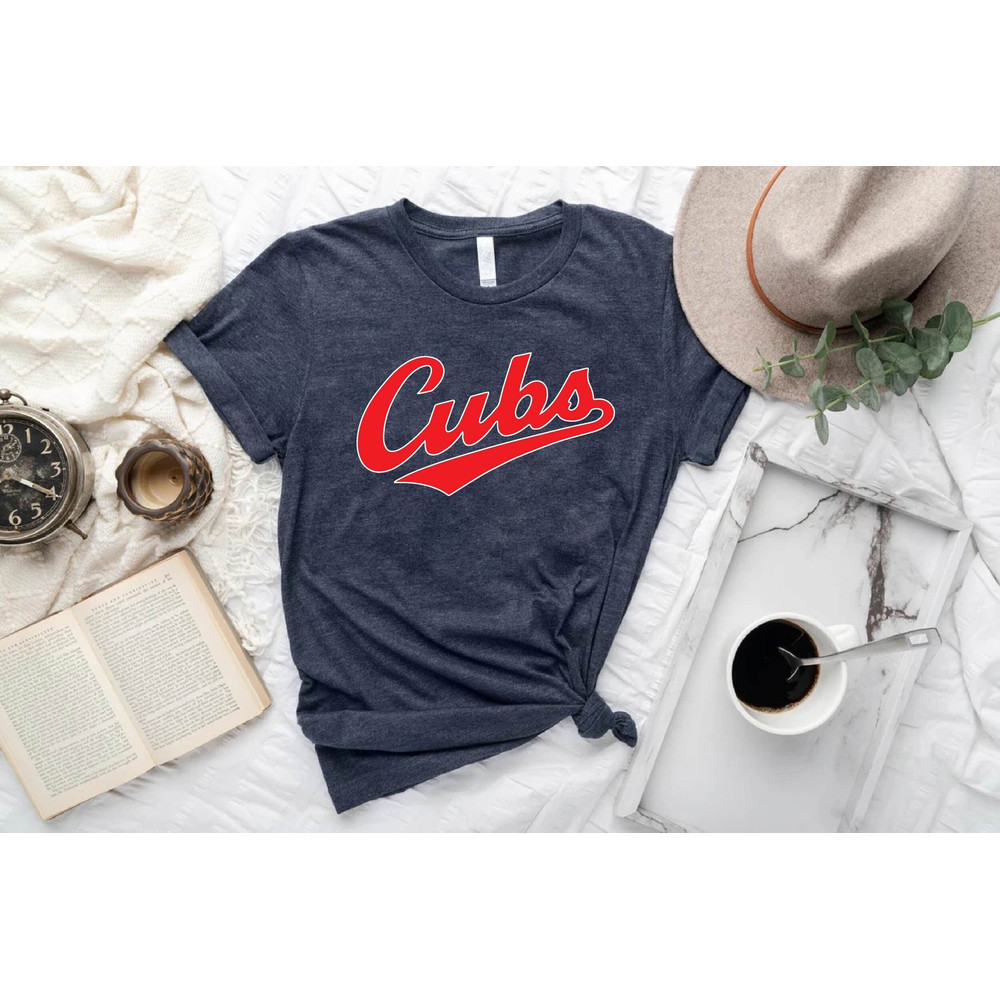 Cubs T-shirt, Baseball Fan Shirt, Game Day Tshirt, Player Shirts, Team Gift, Cheerleader T-shirt, Goal Shirt, Match Tshirt, Weekend Shirts.jpg