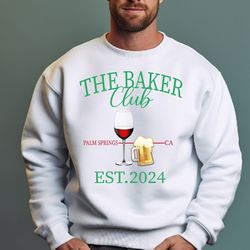 custom last name bachelorette sweatshirts, bridal party gift