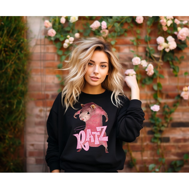 Funny Rat Sweatshirt,Baseball Pullover Men Women Unisex, Baggy Boyfriend T-Shirt, Funny Ratz Meme Shirt,Funny T-shirt Gift.jpg