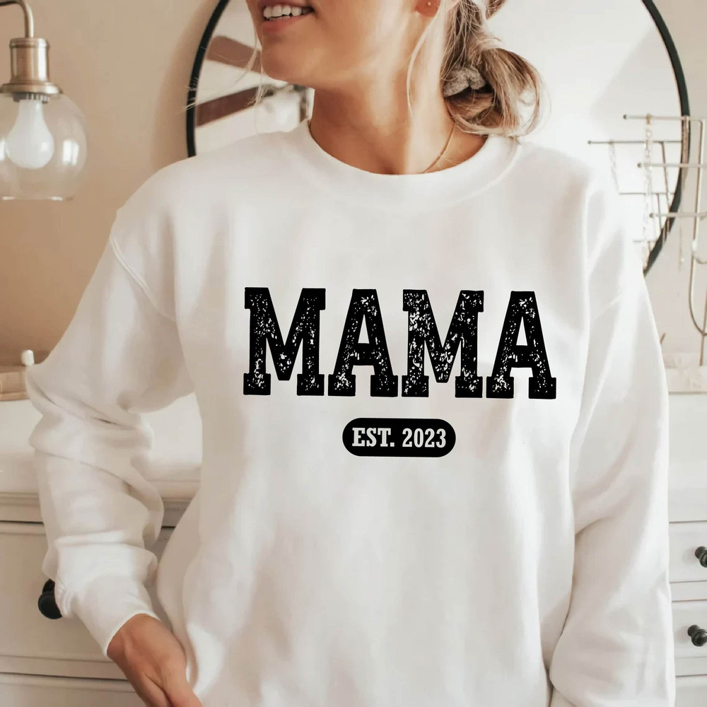 Mama and Dad Sweatshirts, New Dad Sweatshirt, Gift for New Mom, Pregnancy Announcement Shirts, Trendy Gift For Mom and Dad, Mom Day Shirt.jpg