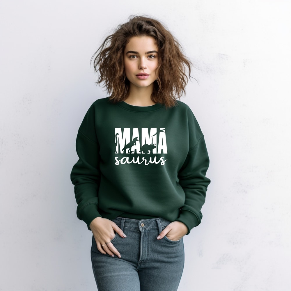 Mama Saurus Sweatshirt, Mother's Day Shirt, Mom Dinosaur, Mother's Day Gift, Funny Mama Shirt, Mom of Boys, Gift for Mom, Mom Life Shirt.jpg