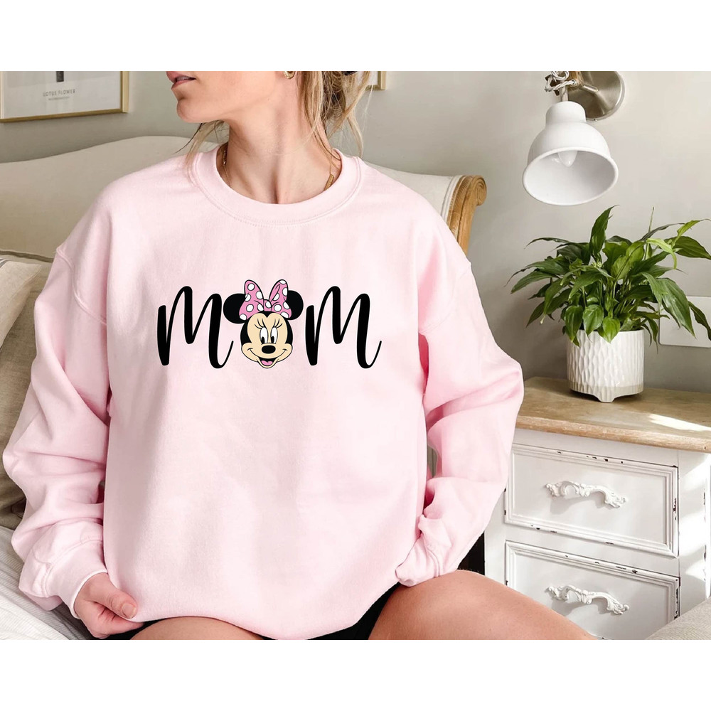 Mom Sweatshirt, Disney Shirt for Mom, Mothers Day Gift, Mom Life Shirt,Disney Gift for Mom, Mothers Day Shirt, Disney Minnie Mom Shirt 1.jpg