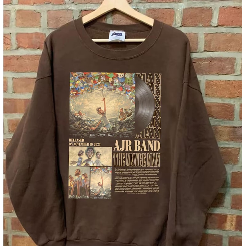 A.J.R Graphic Shirt, A.J.R Album 2024 T-Shirt, The maybe man music A.J.R Shirt, band rock T-Shirt, Gift for men women comfort color.jpg