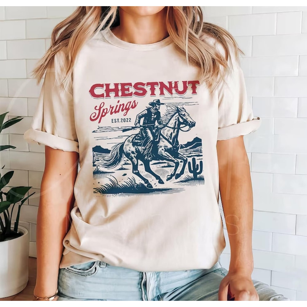 Chestnut Springs Shirt, Cowboy Chestnut Springs Est Shirt, Elsie Silver Inspired, Western Cowboy, Romantasy Reader.jpg
