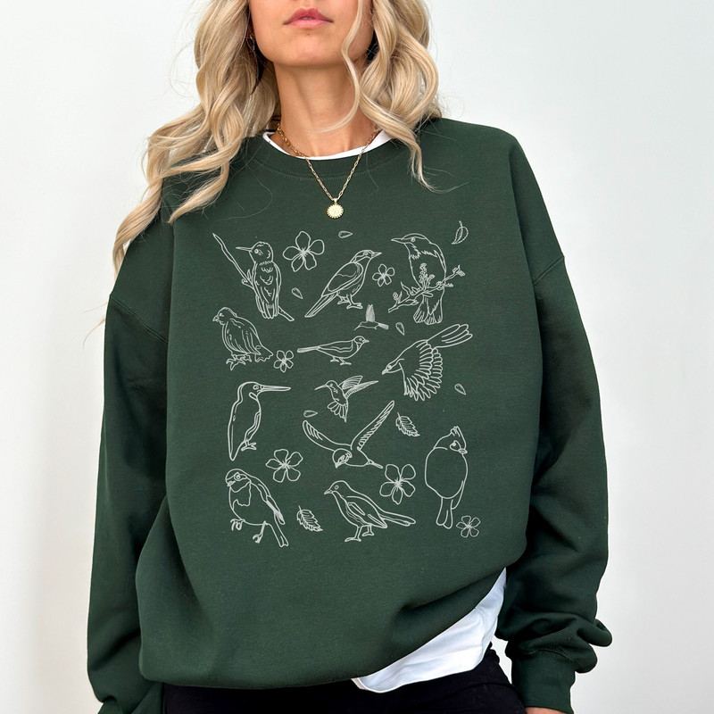 Birding Sweatshirt For Bird Lover, Birdwatcher Shirt, Birdwatching Sweater, Gift For Birder Birdkeeper, Women Bird Nerd Tee, Bird Watching.jpg