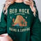 Painted Red Rock Desert Nevada Crewneck Sweatshirt, Red Rock Canyon Hoodie, Red Desert Shirt, Unisex Cactus Desert Travel Pullover Gift Tee.jpg