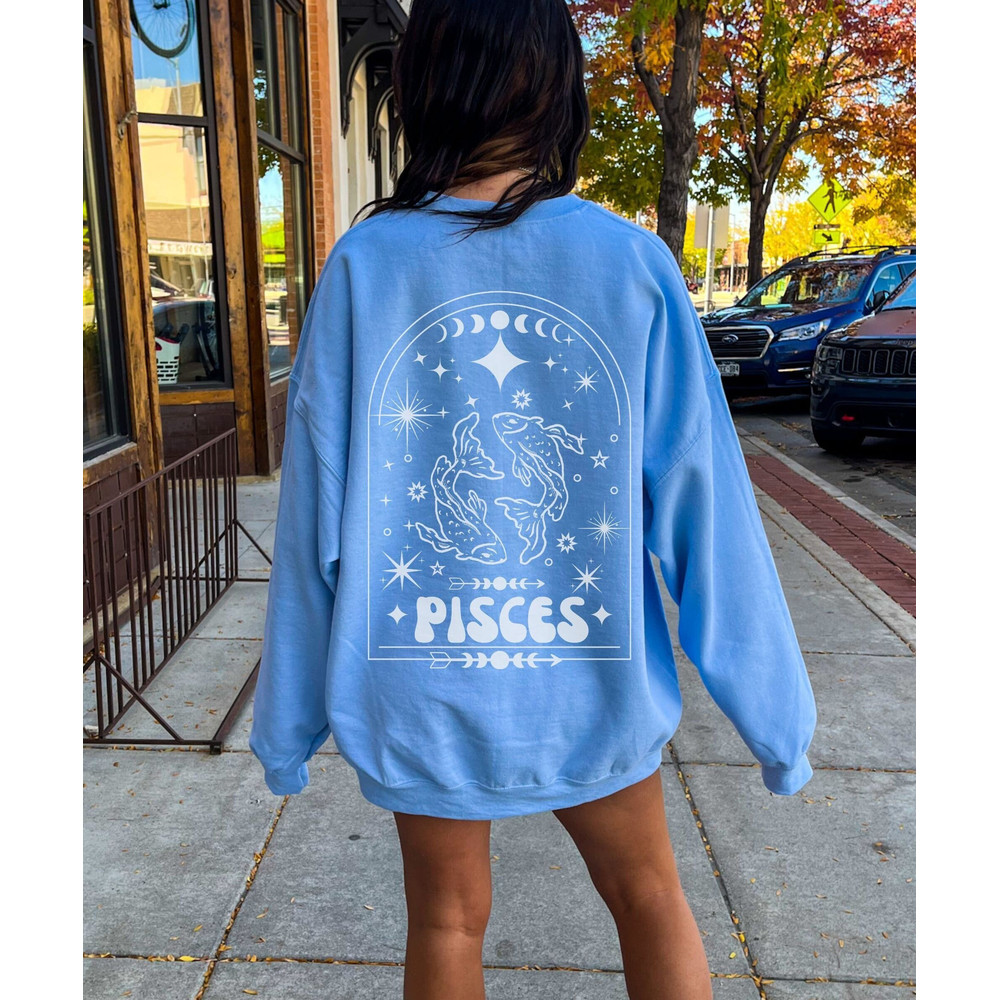 Preppy Pisces Sweatshirt Pisces Gifts Astrology Clothing Aesthetic Hoodie Zodiac Hoodie Trendy Hoodie Astrology Pisces Zodiac Gift.jpg