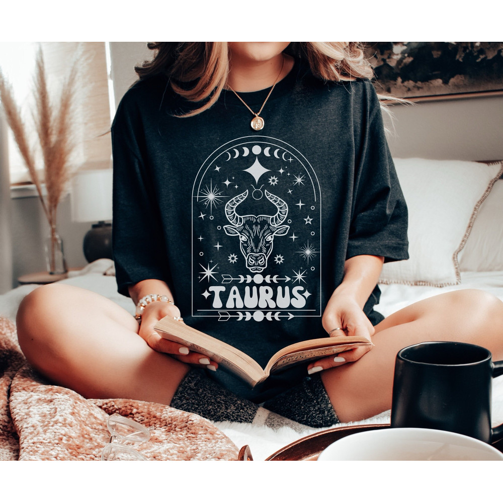 Preppy Taurus T-shirt Taurus Gifts Astrology Clothing Aesthetic Shirt Zodiac Hoodie Trendy Tshirt Astrology Taurus Zodiac Birthday Gift.jpg