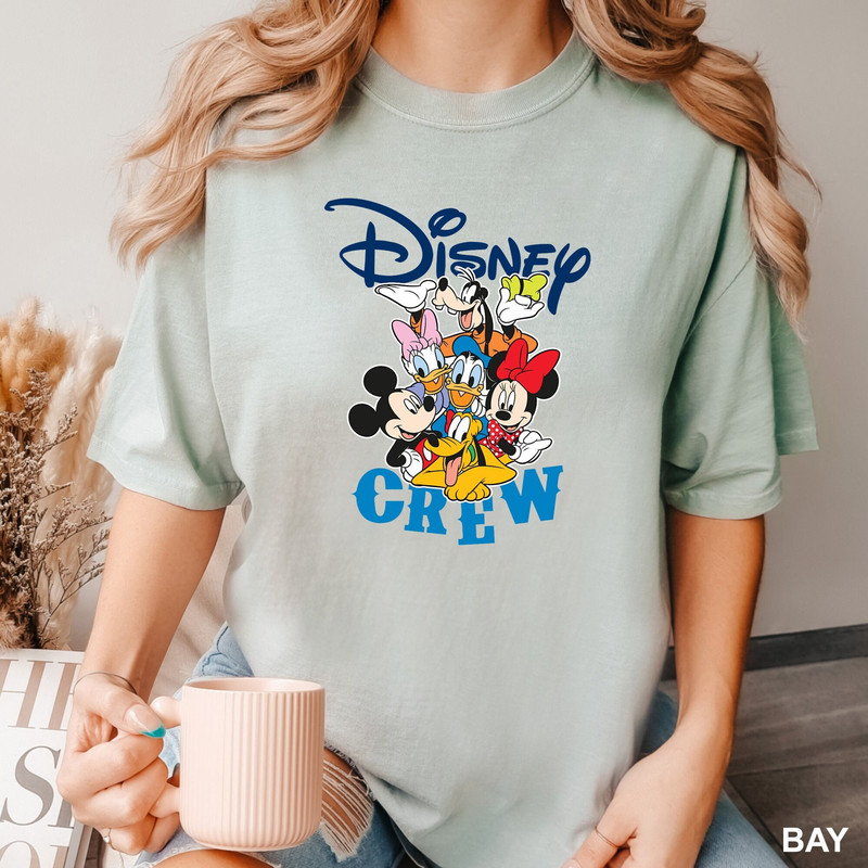 Disney Crew Shirt, Comfort Colors Unisex Shirt, Disney Friends Shirt, Disney Vacation Shirt, Disney Family Shirt, Disney Gift Shirt, 150417.jpg